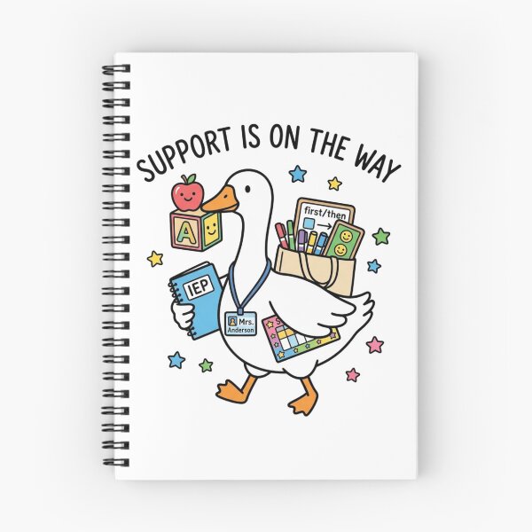 Item preview, Support Is On The Way Cute Special Education Teacher Duck Back To School designed and sold by raedattia.