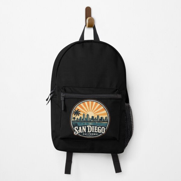 Item preview, San Diego California Coast Retro Travel designed and sold by TomFrontierArt.