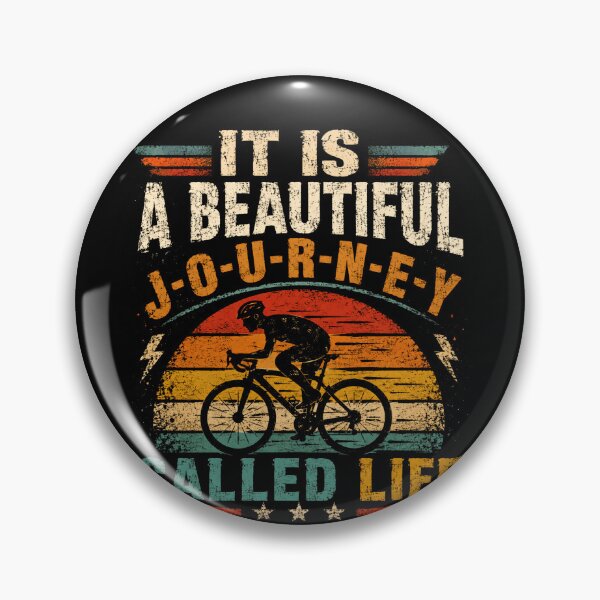 Item preview, It Is A Beautiful Journey Called Life Cycling Biking Cyclist Adventure Rider designed and sold by RetroMini2026.