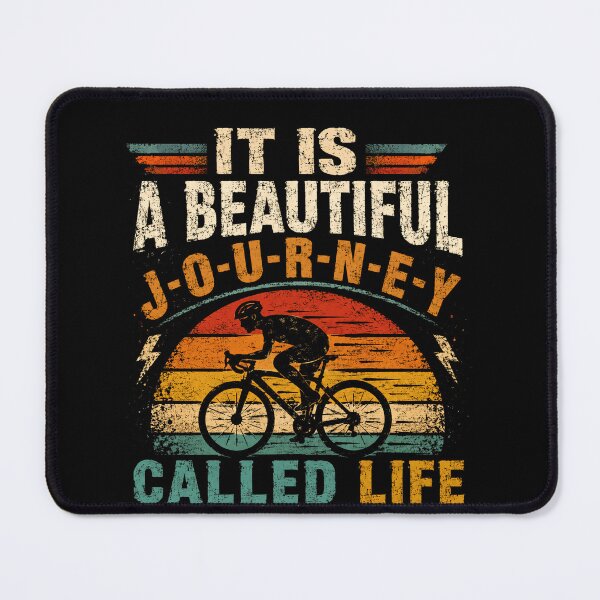 Item preview, It Is A Beautiful Journey Called Life Cycling Biking Cyclist Adventure Rider designed and sold by RetroMini2026.