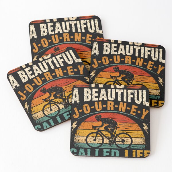 Item preview, It Is A Beautiful Journey Called Life Cycling Biking Cyclist Adventure Rider designed and sold by RetroMini2026.