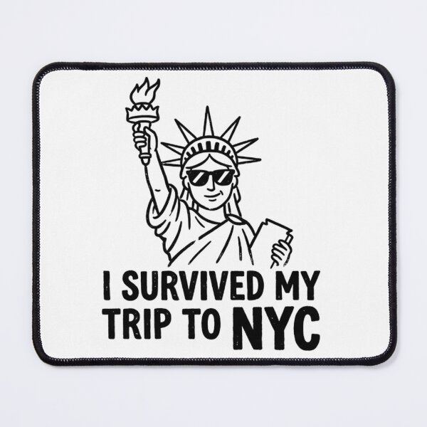 Item preview, I survived my trip to NYC Funny New York Travel Souvenir designed and sold by Angie-Atelier.