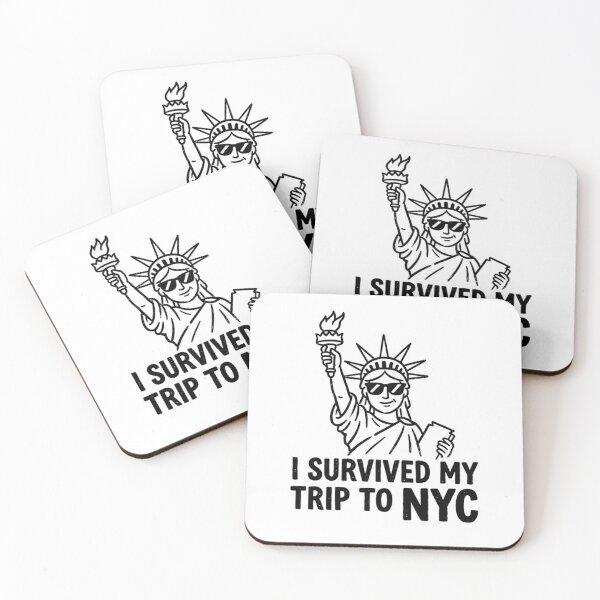 Item preview, I survived my trip to NYC Funny New York Travel Souvenir designed and sold by Angie-Atelier.