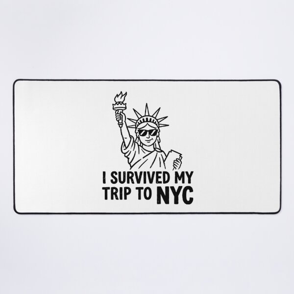 Item preview, I survived my trip to NYC Funny New York Travel Souvenir designed and sold by Angie-Atelier.