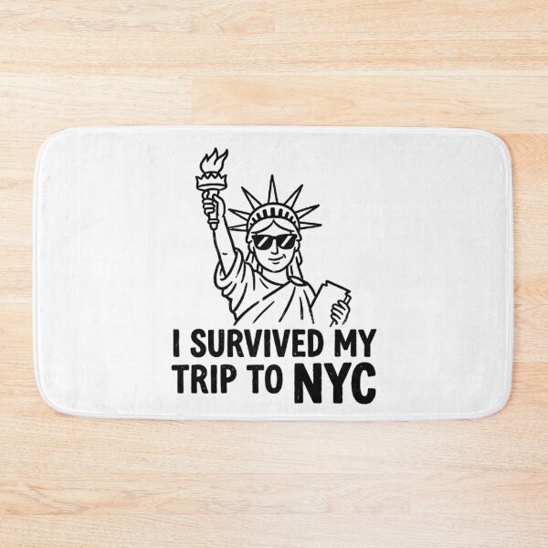 Item preview, I survived my trip to NYC Funny New York Travel Souvenir designed and sold by Angie-Atelier.
