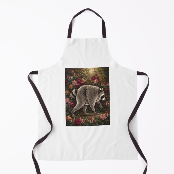 Item preview, Jimothy the Raccoon, Floral Painting designed and sold by Yaremchuk.