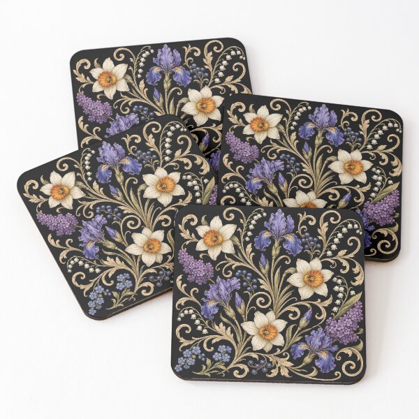 Item preview, Daffodil Iris & Lilac Garden designed and sold by PetalGarden.