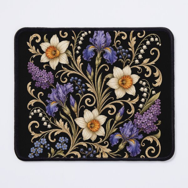 Item preview, Daffodil Iris & Lilac Garden designed and sold by PetalGarden.