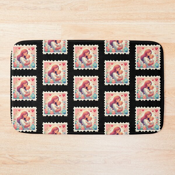 Item preview, Mother Embracing Child in Floral Scene designed and sold by Munsonlookfor.