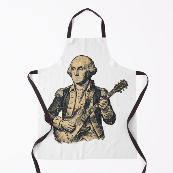 Item preview, George Washington Playing Electric Guitar Vintage Rock Musician designed and sold by raedattia.