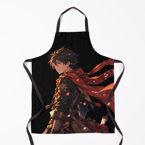 Item preview, Anime Sakura Wanderer Aesthetic - Red Scarf Fantasy Samurai Art designed and sold by MCV-Designs.
