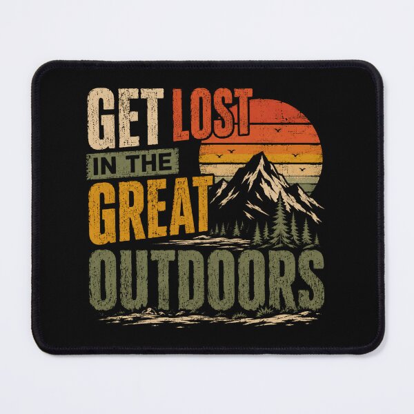 Item preview, Get Lost In The Great Outdoors Nature Adventure Hiking Camping Explorer designed and sold by RetroMini2026.