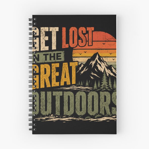 Item preview, Get Lost In The Great Outdoors Nature Adventure Hiking Camping Explorer designed and sold by RetroMini2026.
