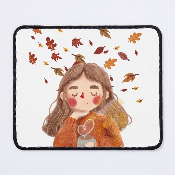 Item preview, Cozy Autumn Vibes With Hot Drink designed and sold by Sela Art .