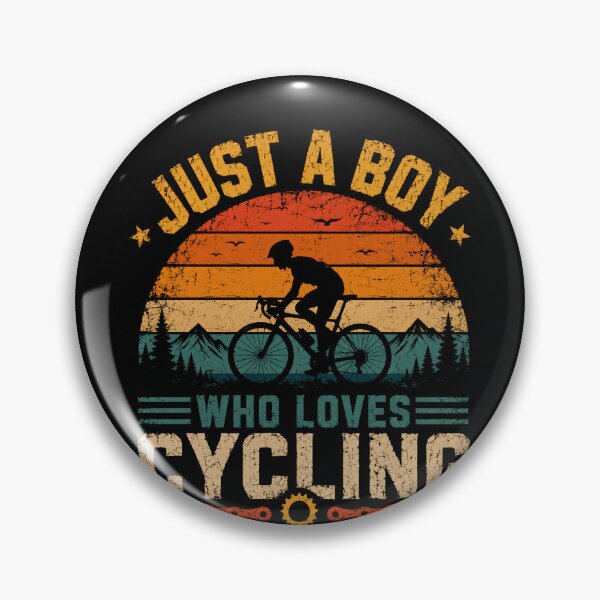 Item preview, Just A Boy Who Loves Cycling Bicycle Rider Cyclist designed and sold by RetroMini2026.