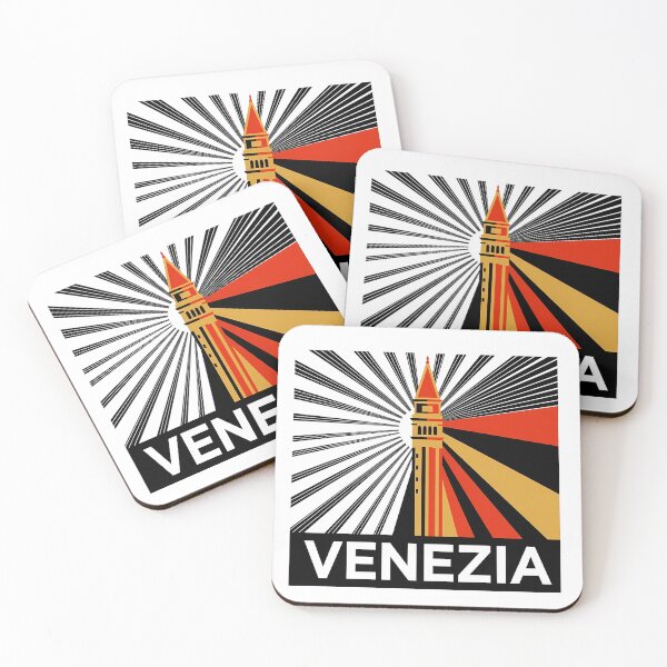 Item preview, Venezia Italy Travel Souvenir - Gondola & St Marks Campanile Art designed and sold by OzzFrequency.