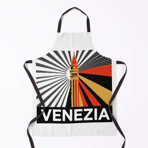 Item preview, Venezia Italy Travel Souvenir - Gondola & St Marks Campanile Art designed and sold by OzzFrequency.