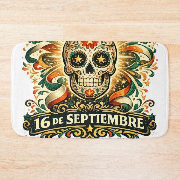 Item preview, México Libre Sugar Skull Mexican Independence Day Vintage Design designed and sold by irfanshikh.