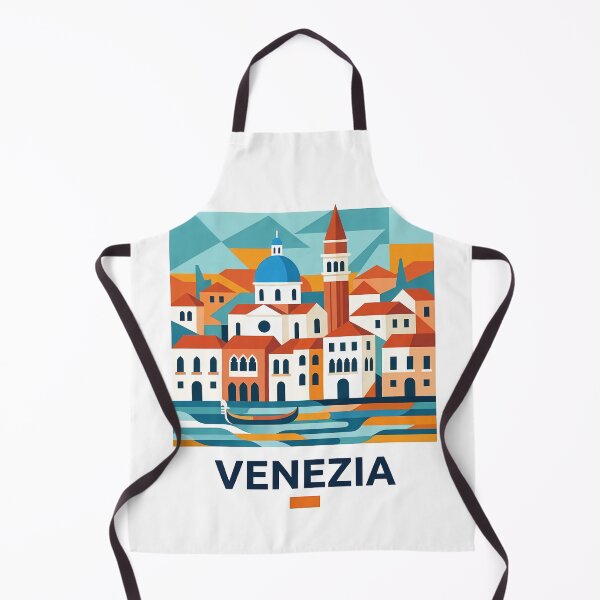 Item preview, Venezia Italy Travel Souvenir - Gondola & St Marks Campanile Art designed and sold by OzzFrequency.