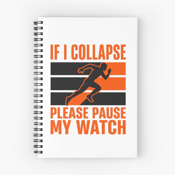 Item preview, Funny Running If I Collapse Please Pause My Watch designed and sold by dudelinart.