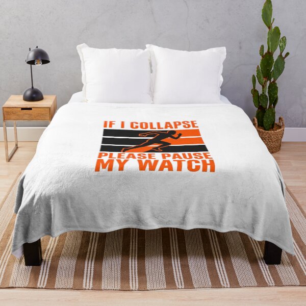 Item preview, Funny Running If I Collapse Please Pause My Watch designed and sold by dudelinart.