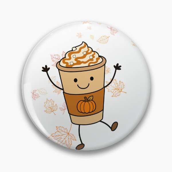 Item preview, Cute Pumpkin Spice Latte Illustration designed and sold by     Sela Art .