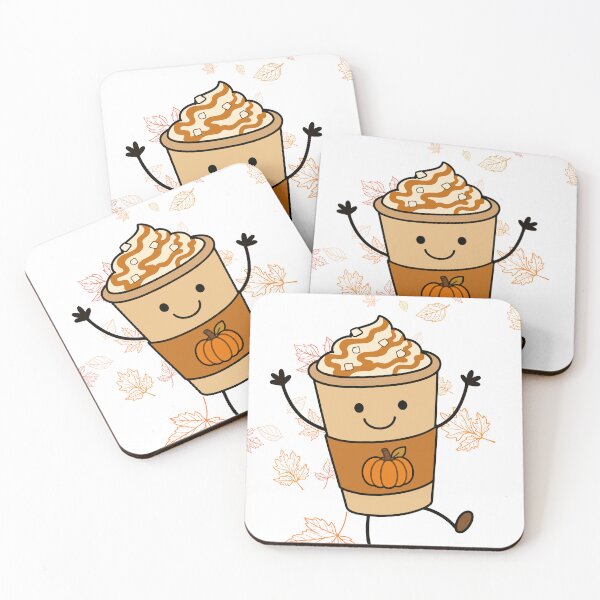Item preview, Cute Pumpkin Spice Latte Illustration designed and sold by     Sela Art .