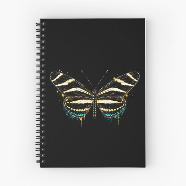 Item preview, Zebra Longwing Butterfly Watercolor Art – Elegant Nature Illustration designed and sold by ColorSplash123.
