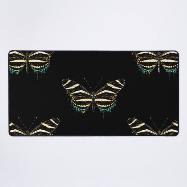Item preview, Zebra Longwing Butterfly Watercolor Art – Elegant Nature Illustration designed and sold by ColorSplash123.