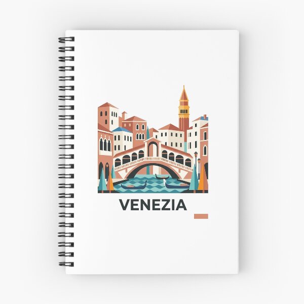 Item preview, Venezia Italy Travel Souvenir - Gondola & St Marks Campanile Art designed and sold by OzzFrequency.