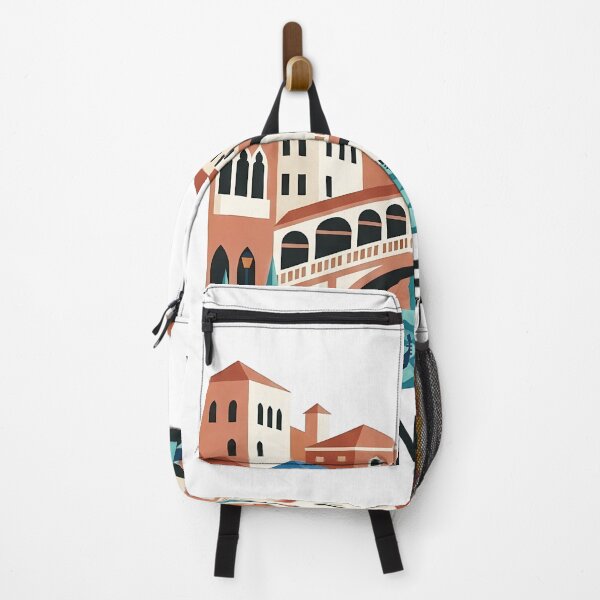 Item preview, Venezia Italy Travel Souvenir - Gondola & St Marks Campanile Art designed and sold by OzzFrequency.