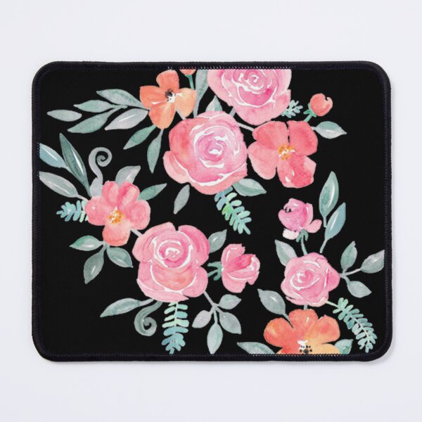 Item preview, Amelia Floral In Pink And Peach Watercolor_1 designed and sold by xyungchitto.