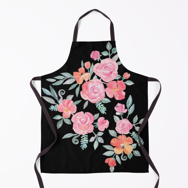Item preview, Amelia Floral In Pink And Peach Watercolor_1 designed and sold by xyungchitto.