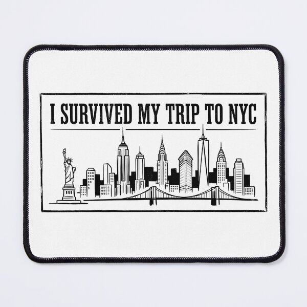 Item preview, I Survived My Trip To NYC Funny New York Vacation Gag Gift designed and sold by Angie-Atelier.