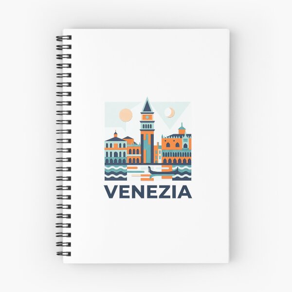Item preview, Venezia Italy Travel Souvenir - Gondola & St Marks Campanile Art designed and sold by OzzFrequency.