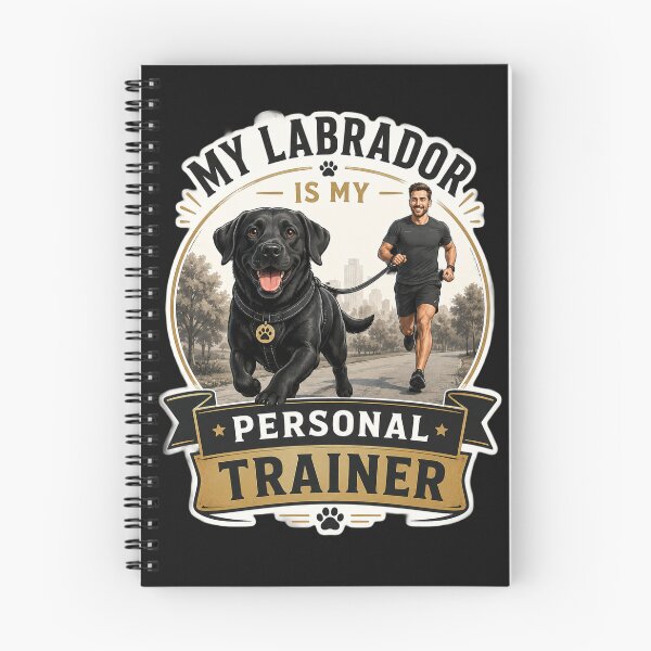 Item preview, My Labrador Is My Personal Trainer | Funny Black Labrador Dog Lover Gift designed and sold by Goodthingstree.
