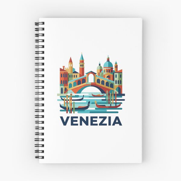 Item preview, Venezia Italy Travel Souvenir - Gondola & St Marks Campanile Art designed and sold by OzzFrequency.