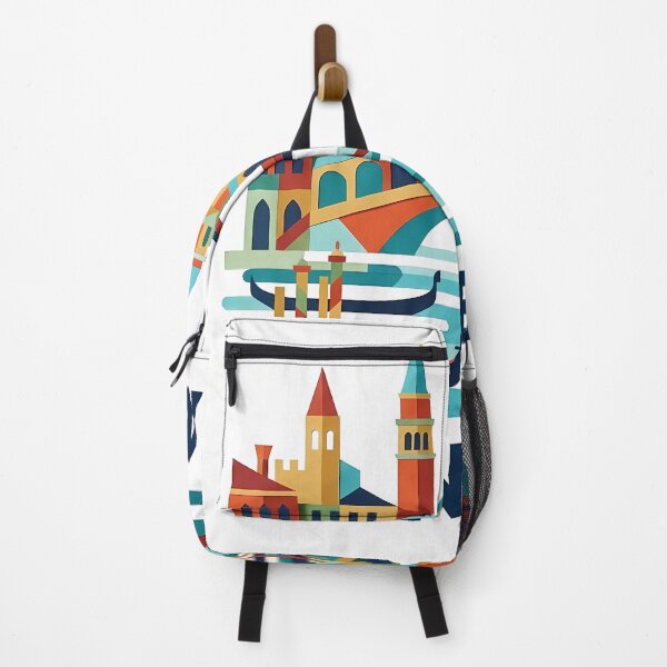 Item preview, Venezia Italy Travel Souvenir - Gondola & St Marks Campanile Art designed and sold by OzzFrequency.