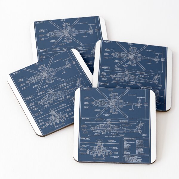 Item preview, AH-64 Apache Attack Helicopter Blueprint designed and sold by Jetfighter1.