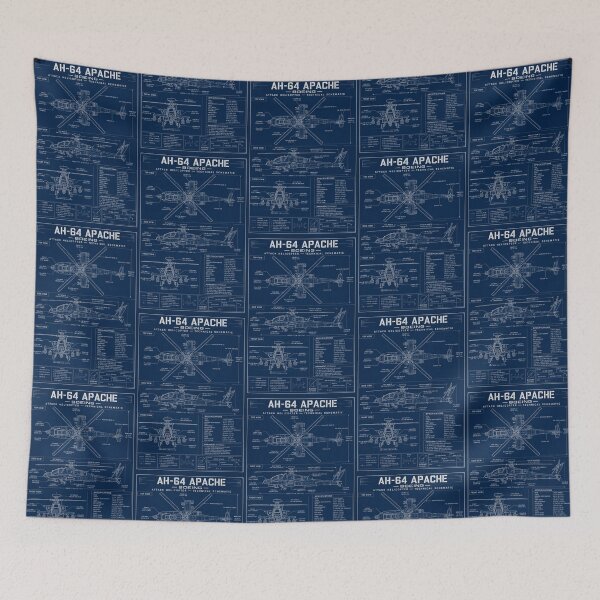 Item preview, AH-64 Apache Attack Helicopter Blueprint designed and sold by Jetfighter1.
