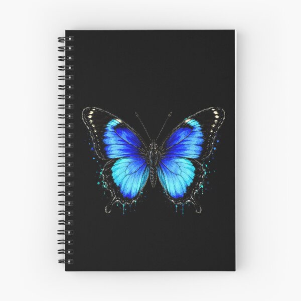 Item preview, Ulysses Butterfly Watercolor Art – Vibrant Blue Nature Illustration designed and sold by ColorSplash123.