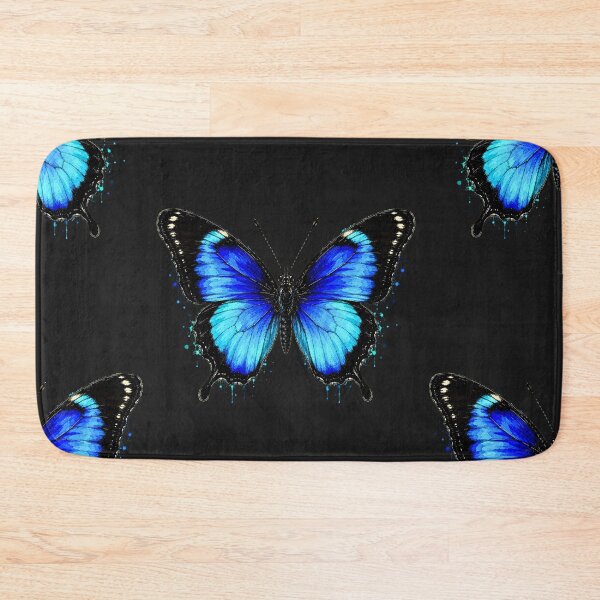Item preview, Ulysses Butterfly Watercolor Art – Vibrant Blue Nature Illustration designed and sold by ColorSplash123.