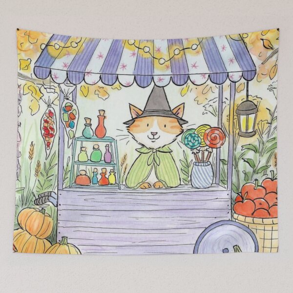 Artikelvorschau, Pumpkin Charm Cat - Tales From The Golden Season entworfen und verkauft von iamdesigns14.