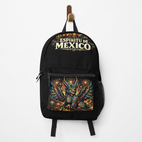 Item preview, Espíritu de México Fantasy Dragon Mexican Heritage Festival Artwork designed and sold by irfanshikh.