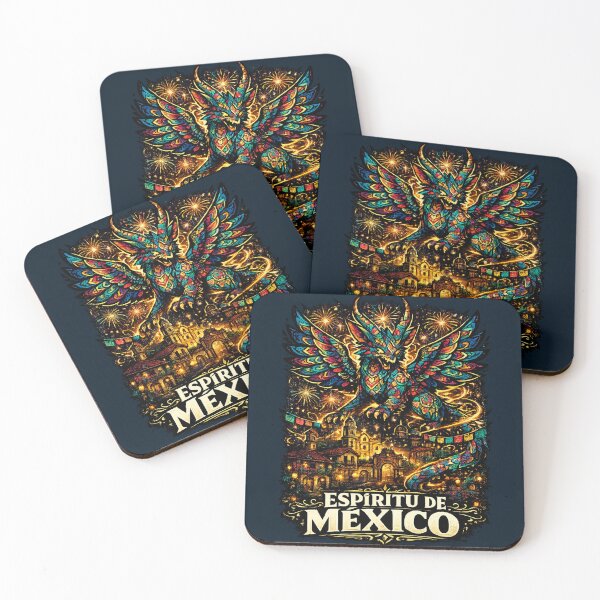 Item preview, Espíritu de México Fantasy Dragon Mexican Heritage Festival Artwork designed and sold by irfanshikh.
