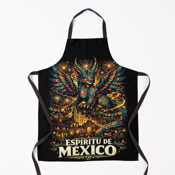 Item preview, Espíritu de México Fantasy Dragon Mexican Heritage Festival Artwork designed and sold by irfanshikh.