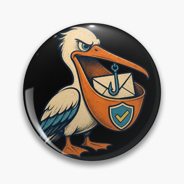 Item preview, Phishing-Detecting Pelican – Email Security Creature designed and sold by yagniikd-.