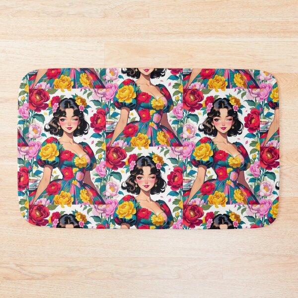 Item preview, Floral Dress Woman with Peonies designed and sold by HappyOops.
