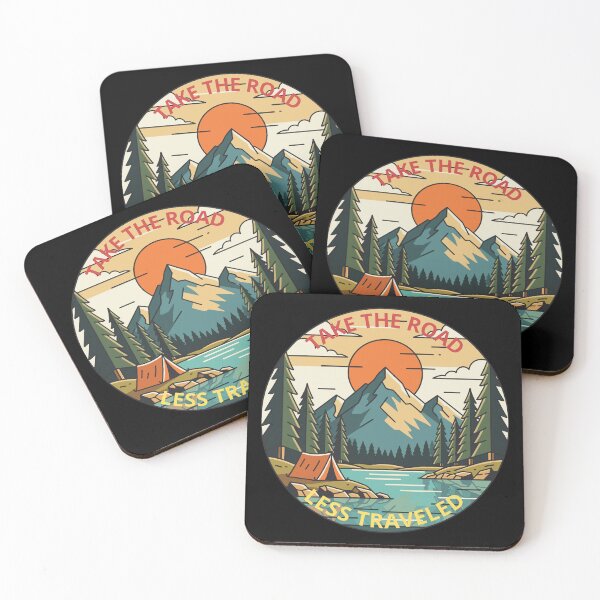Item preview, Take The Road Less Traveled Adventure designed and sold by zebek-design.