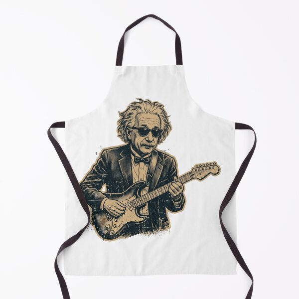 Item preview, Albert Einstein Playing Electric Guitar Vintage Rock Musician designed and sold by raedattia.